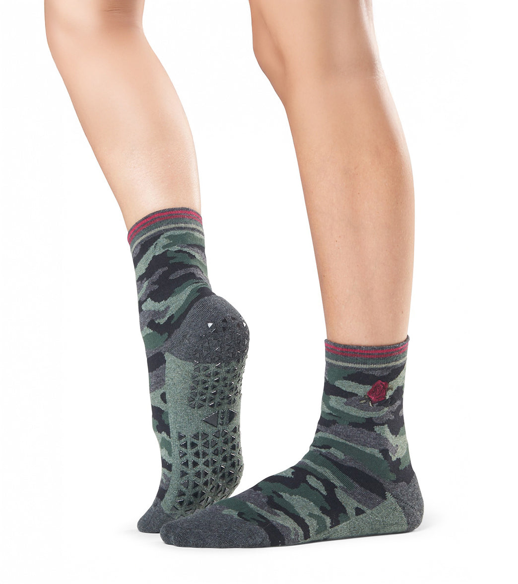 Tavi Jess Ankle Barre Grip Socks