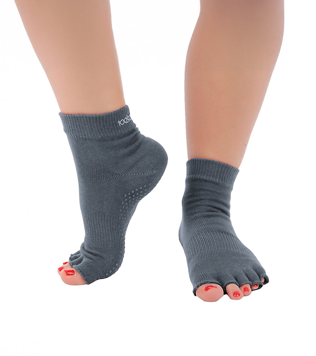 Toesox Ankle Length Half-Toe Yoga Grip Socks