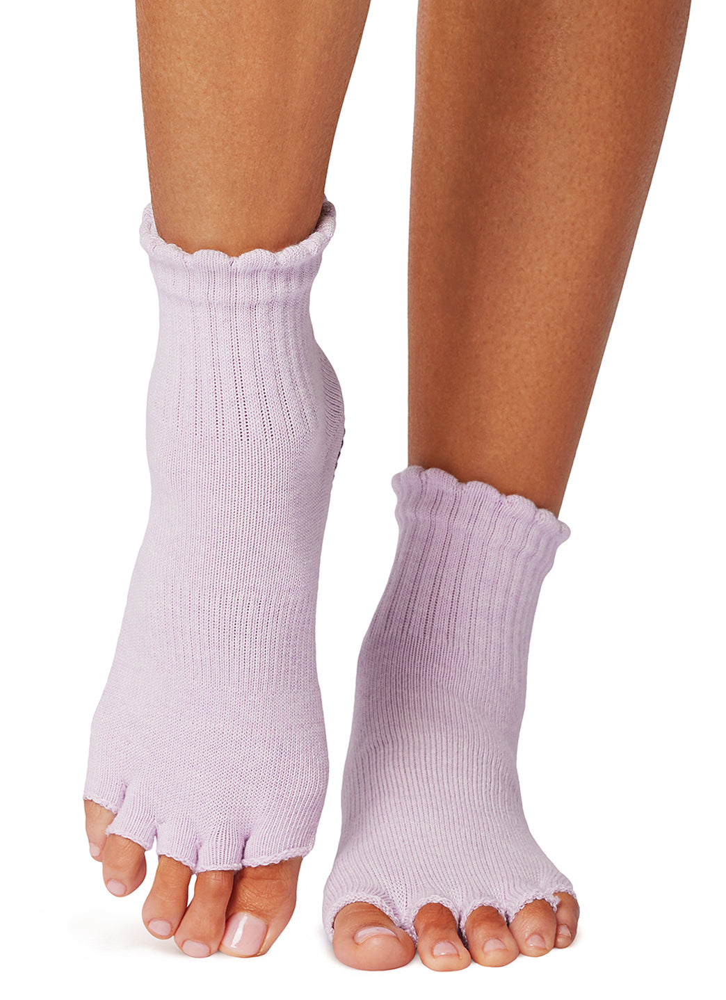 Toesox Melody Scallop Half-Toe Grip Socks