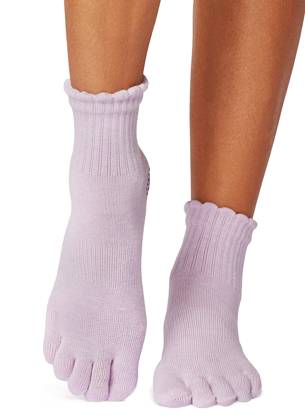 Toesox Melody Scallop Full-Toe Grip Socks