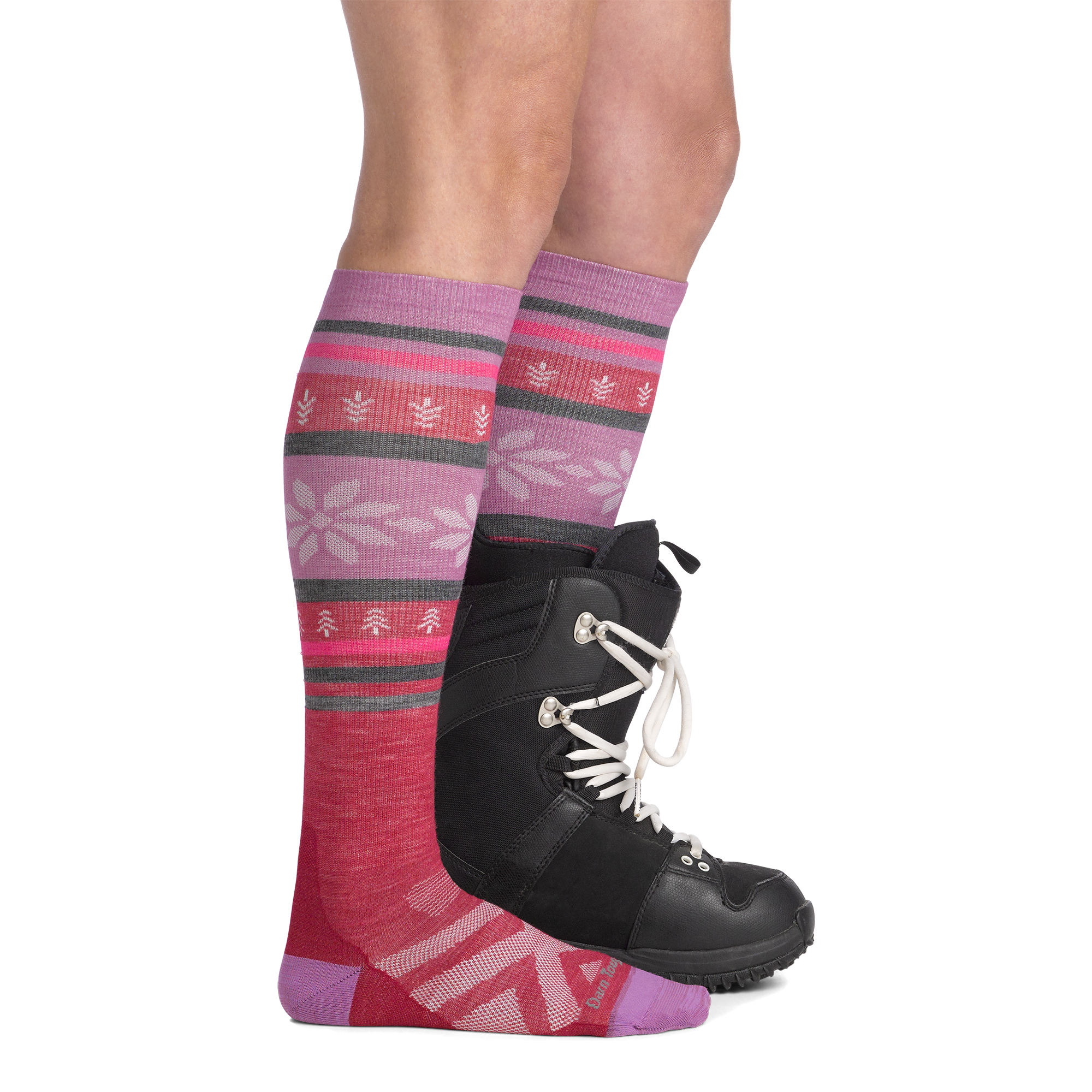 Women's Alpine Over-the-Calf Lightweight Ski & Snowboard Socks